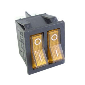 Przełącznik podświetlany podwójny ON-OFF 12V