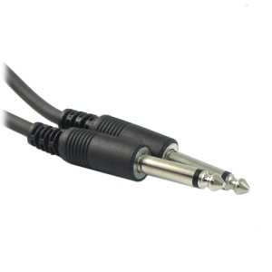 Przyłącze wtyk Jack 6.3mm mono na wtyk Jack 6.3mm mono BEGLI 3m