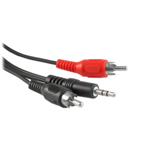 Przyłącze wtyk jack 3.5mm stereo na dwa wtyki RCA (cinch) 1.5m