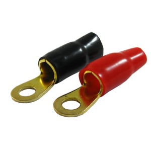 Złącze samochodowe oczkowe średnica 8mm na kabel 35mm2 zaciskane