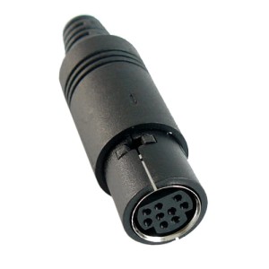 Gniazdo miniDIN/SVHS 9-pinowe na kabel