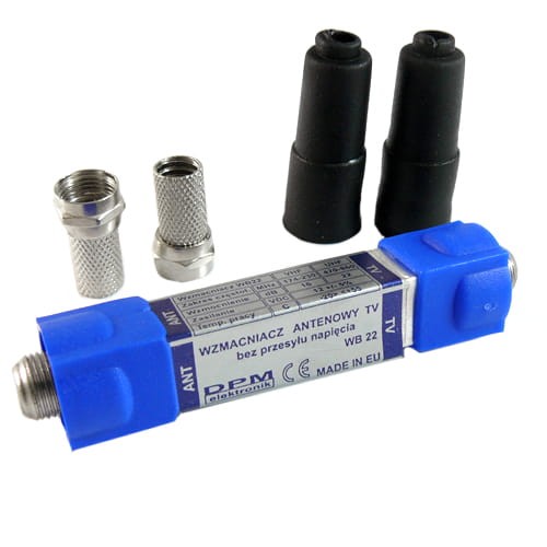 Wzmacniacz antenowy liniowy (bez przesyłu napięcia) 22dB