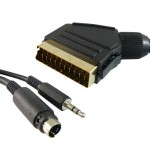 Przyłącze wtyk SCART (EURO) na wtyk SVHS 4pin + wtyk Jack 3.5mm stereo BEGLI 10m