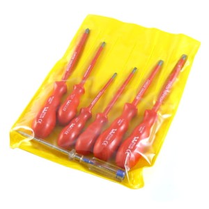 Zestaw wkrętaków izolowanych - 7sztuk + próbnik