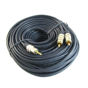 Przyłącze wtyk Jack 3.5mm stereo na 2 wtyki RCA (cinch) Hi-Fi 15m