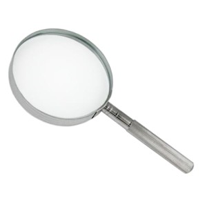 Lupa metalalowa 90mm, powiększenie 2x