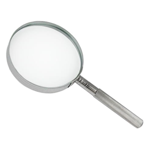 Lupa metalalowa 90mm, powiększenie 2x