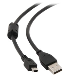 Przyłącze USB 2.0 wtyk A na mini USB 1.8m Canon z filtrem