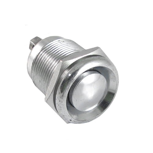 Przełącznik PUSH ON - metalowy PBS28B3 hermetyczny