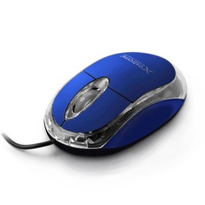 Mysz optyczna USB CAMILLE niebieska