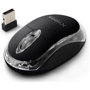 Mysz bezprzewodowa HARRIER czarna 3D 2.4GHz