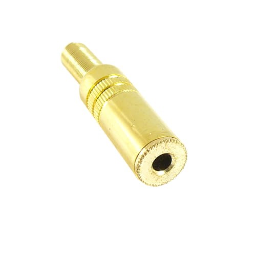 Gniazdo Jack 3.5mm stereo na kabel złocone