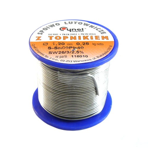 Spoiwo LC60-SW26 średnica 1.20mm 250g