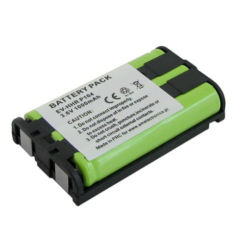 Pakiet akumulatorów do telefonów bezprzewodowych HHR P104 1000mAh Ni-MH 3.6V T380