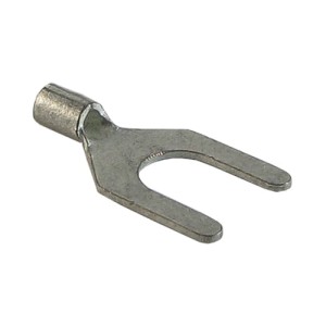 Konektor widełkowy cynowany średnica 6.4mm przekrój przewodu 0.25 - 1.65 mm2 - opakowanie 100 sztuk