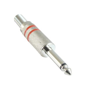 Wtyk Jack 6.3mm mono metalowy
