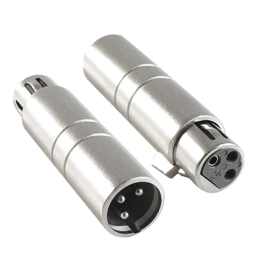 Adapter wtyk mikrofonowy XLR 3pin na gniazdo mikrofonowe XLR 3pin