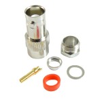 Gniazdo BNC na kabel RG6 lutowane