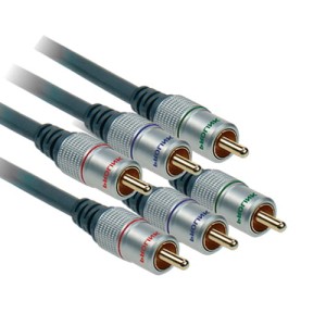 Przyłącze 3 wtyki RCA na 3 wtyki RCA (RGB) 1.2m