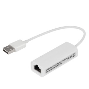 Konwerter wtyk USB 2.0 na gniazdo RJ45 (Ethernet)