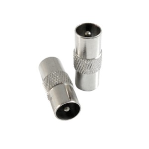 Wtyk antenowy podwójny metalowy