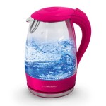 Czajnik ANGEL Szklany różowy 1,7l 2000W