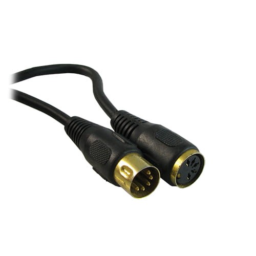 Przedłużacz wtyk WN545 (DIN5) na gniazdo NM545 (DIN5) 2m