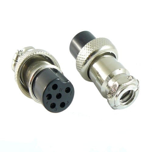 Gniazdo CB mikrofonowe 6pin na kabel