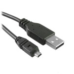 Przyłącze USB 2.0 wtyk A na miniUSB 4 pinowy (do aparatów Fuji) 1.8m