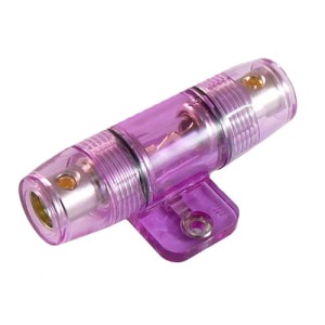 Oprawa bezpiecznika samochodowego szklanego na kabel (świecąca)