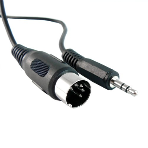 Przyłącze wtyk DIN5 na wtyk Jack 3.5mm stereo BEGLI 1.5m
