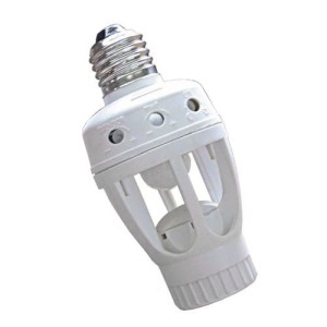 Gniazdo/oprawa E27 z sensorem ruchu 360  regulacja czułości światła,czsu świecenia oraz ruchu