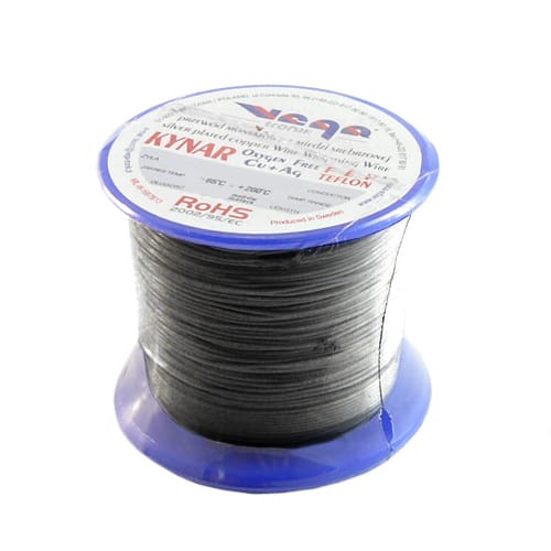 Przewód KYNAR 0.25mm2 (FEP/+200*) 100m czarny