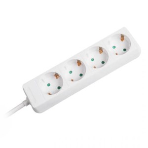 Przedłużacz - 4 gniazda 1.5m gniazda  typu niemieckiego