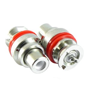 Gniazdo RCA (cinch) przykręcane do obudowy