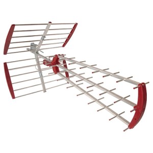 Antena TV HN 62 z filtrem LTE, trójramienna dla DVB-T 38 elementów