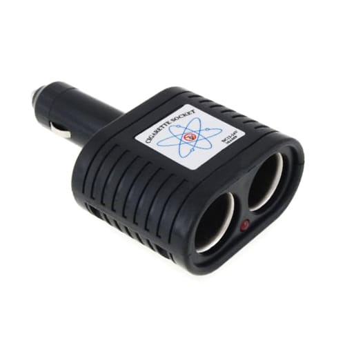 Rozgałęźnik zapalniczki samochodowej (wtyk na 2 gniazda HQ)