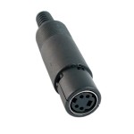 Gniazdo miniDIN/SVHS 4-pinowe na kabel