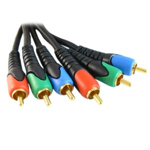 Przyłącze 3 wtyki RCA na 3 wtyki RCA (RGB) P-K 2m