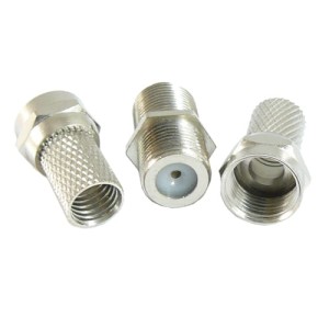 Łącznik dwa wtyki F na gniazdo F podwójne