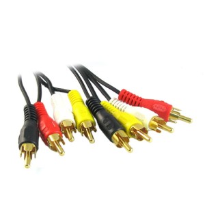 Przyłącze 4 wtyki RCA na 4 wtyki RCA BEGLI 1.2m