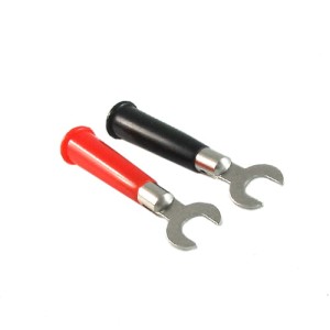 Wtyk widełkowy pod zacisk (laboratoryjny)