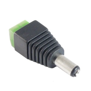 Wtyk zasilający DC 2.1mm/5.5mm montażowy z szybkozłączem