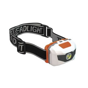 Latarka Czołowa LED 2+1 1W 85lm 4 Tryby Wodoodporna IP43