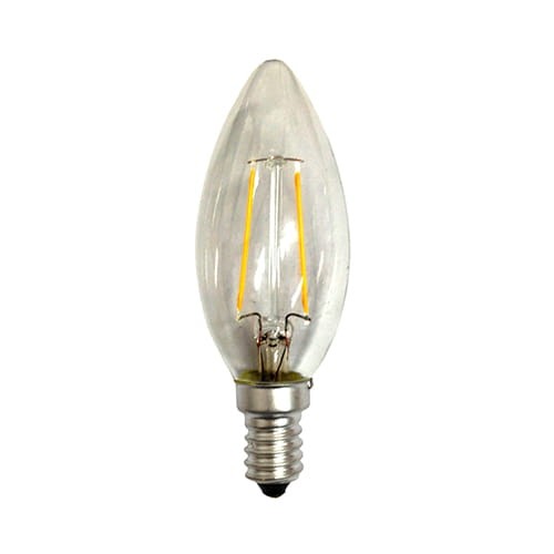 Żarówka LED 2W E14 230V 3000K AKRA, świeczka