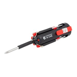 Wkrętak 6w1z latarką