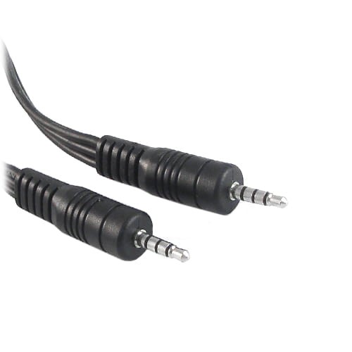 Przyłącze wtyk Jack 3.5mmm 4-polowy na wtyk Jack 3.5mm 4-polowy długość 1.5m