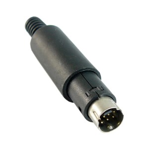 Wtyk miniDIN 7 Pin Typ A Na Kabel S-VHS Złącze Męskie Audio Video