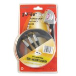 Przyłącze wtyk SCART (Euro) na 2 wtyki RCA (cinch) i wtyk SVHS 7,5m