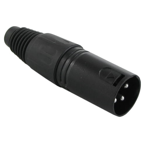 Wtyk mikrofonowy XLR na kabel 3pin oksydowany